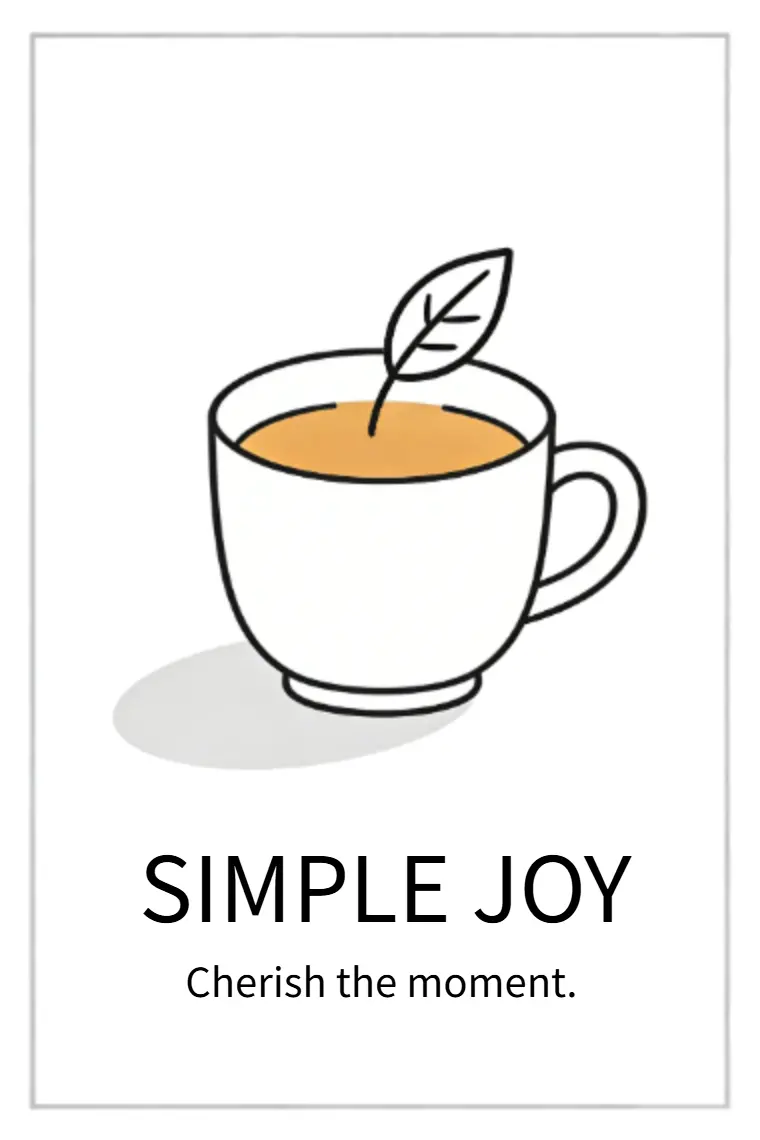 Coffee's Simple Bliss Good Morning Card - animated card template cover