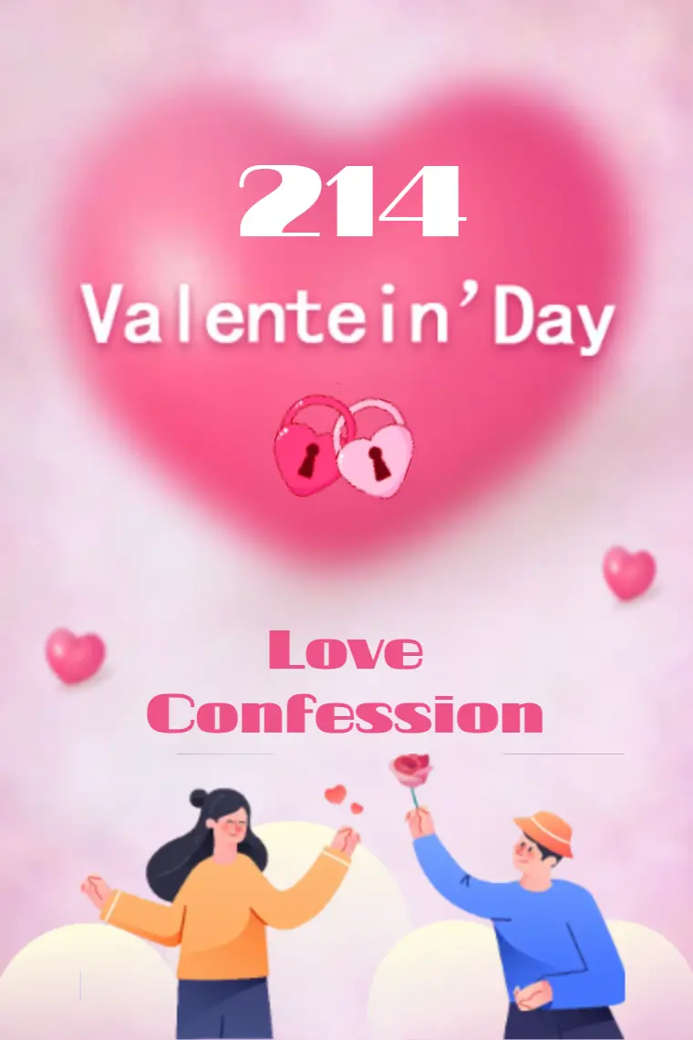 Heart-Lock Love Animated Confession Card - animated card template cover