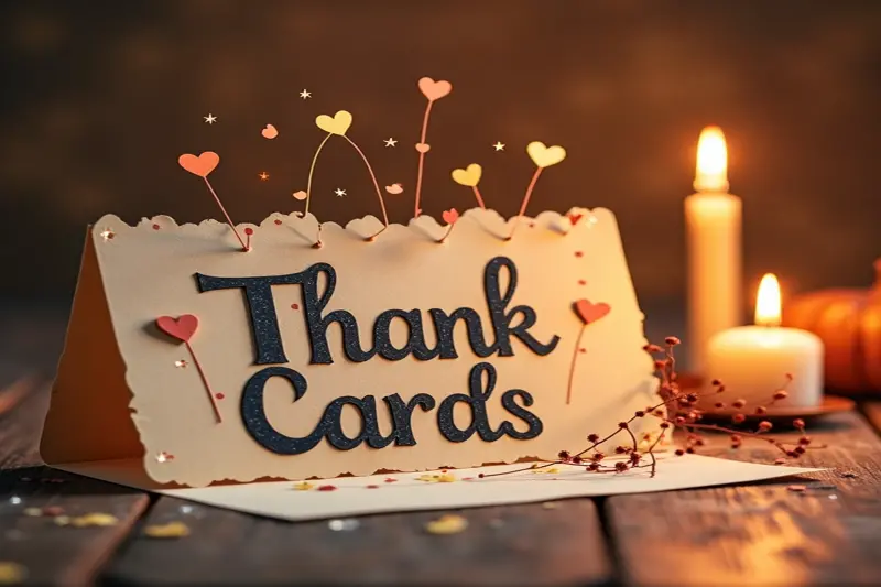 How to Make Animated Cards on Thank Cards Cover