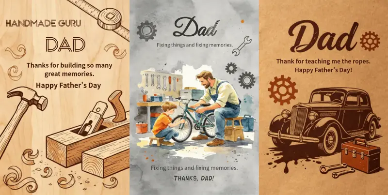 father day cards cover